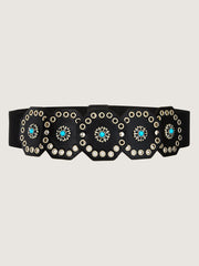 Boho Stretchy Concho Extended Link Belt