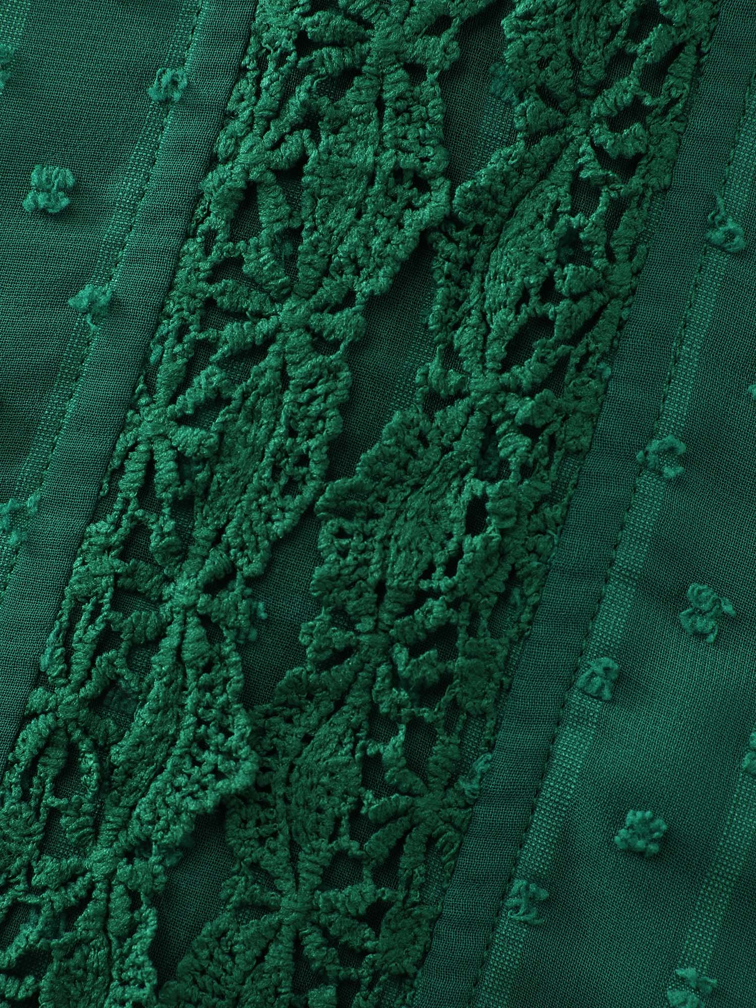 Textured Lace V-Neck Tank Top