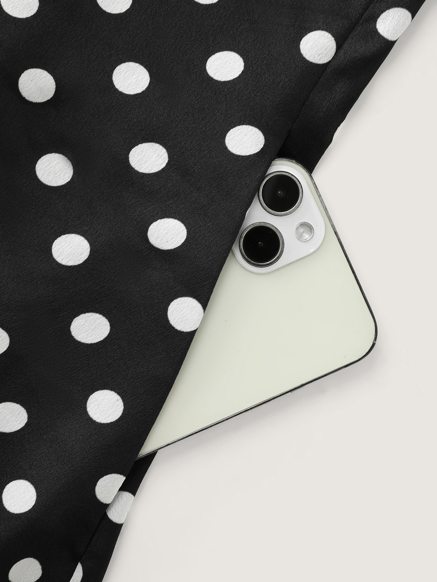 Polka Dot Charm V-Neckline Nightgown