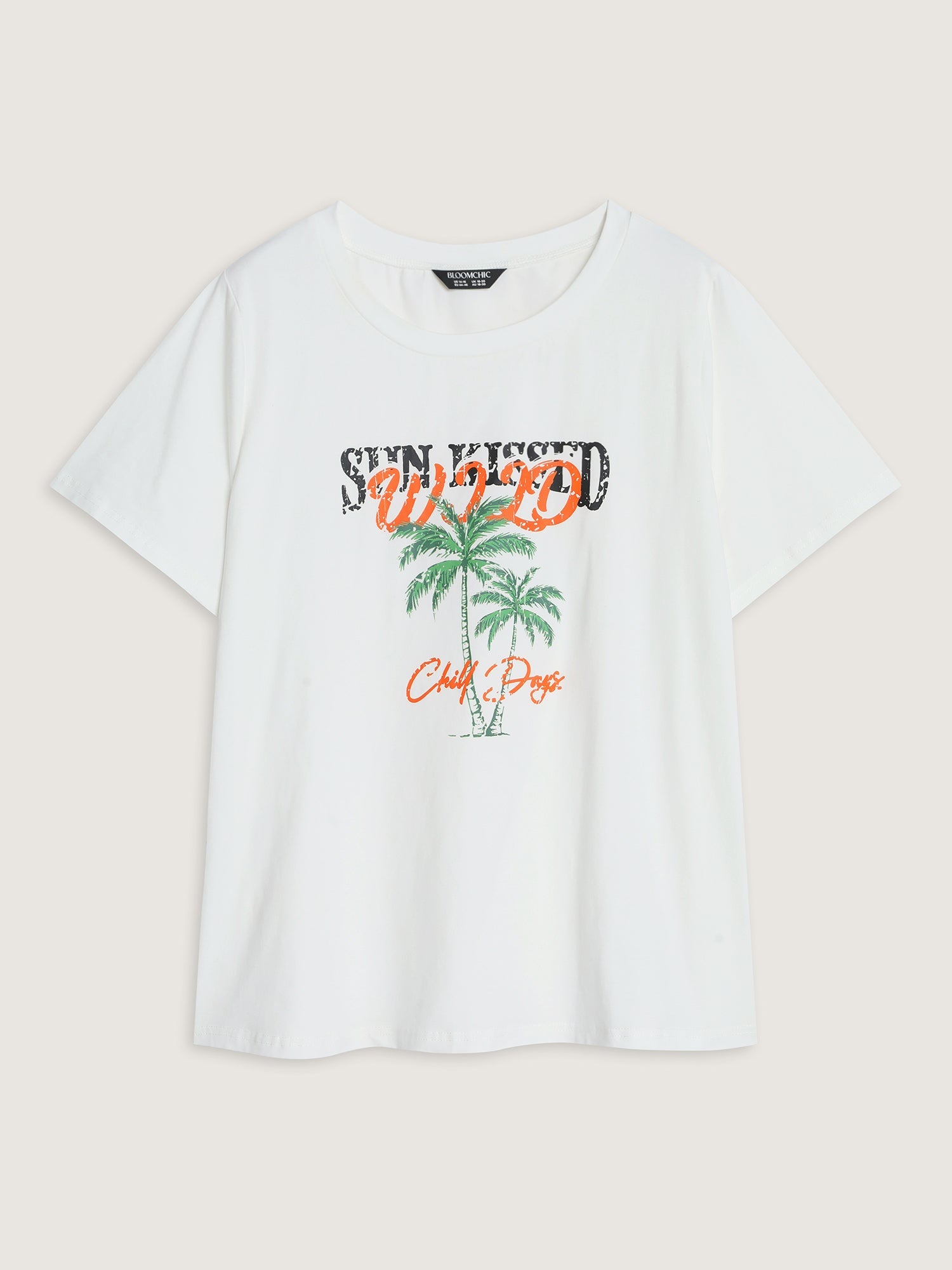 Cotton Sun-kissed Wild Print T-Shirt