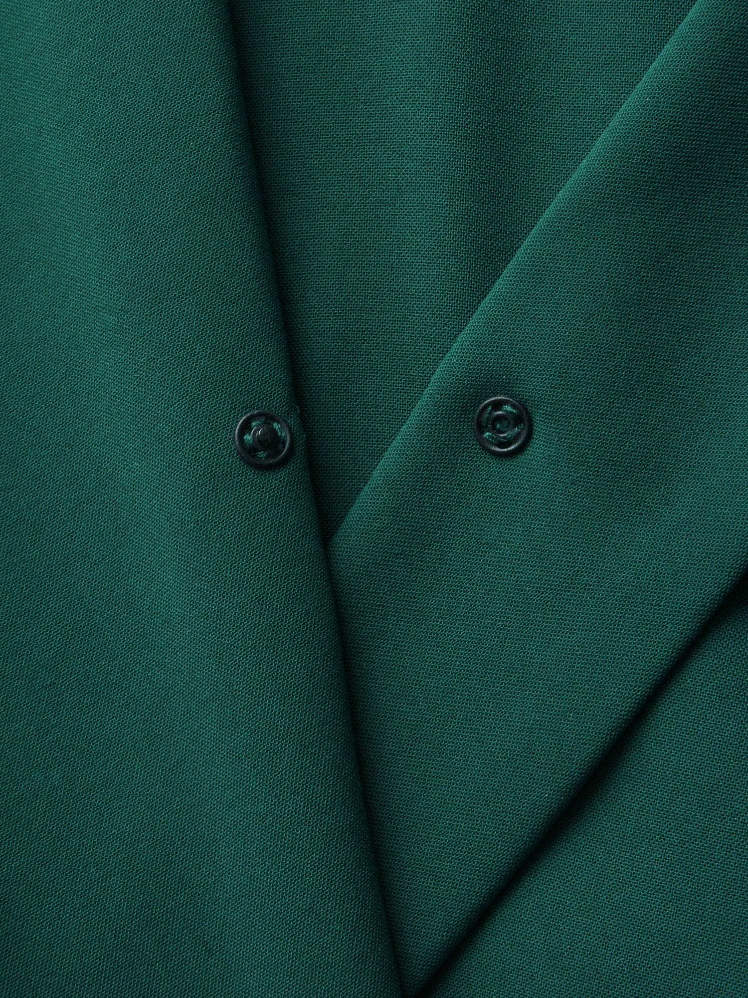 Suit Collar Pleated Belted Midi Dress