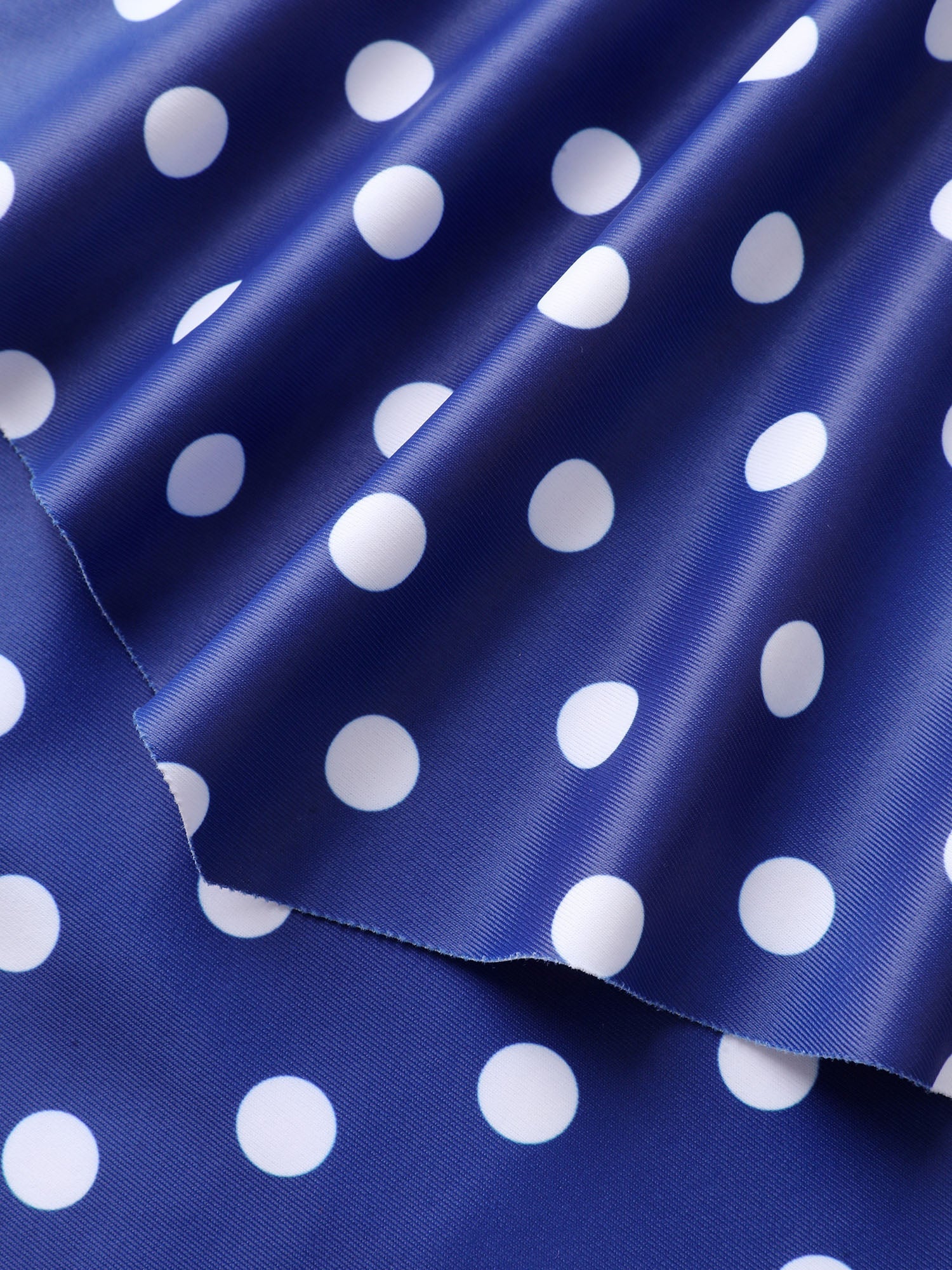 Polka Dots Layered Ruffled Swim Top