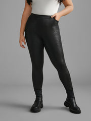 Leopard Print Pocket High Stretch Leggings
