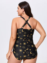 Celestial Print Supportive-Fit One-Piece Swim