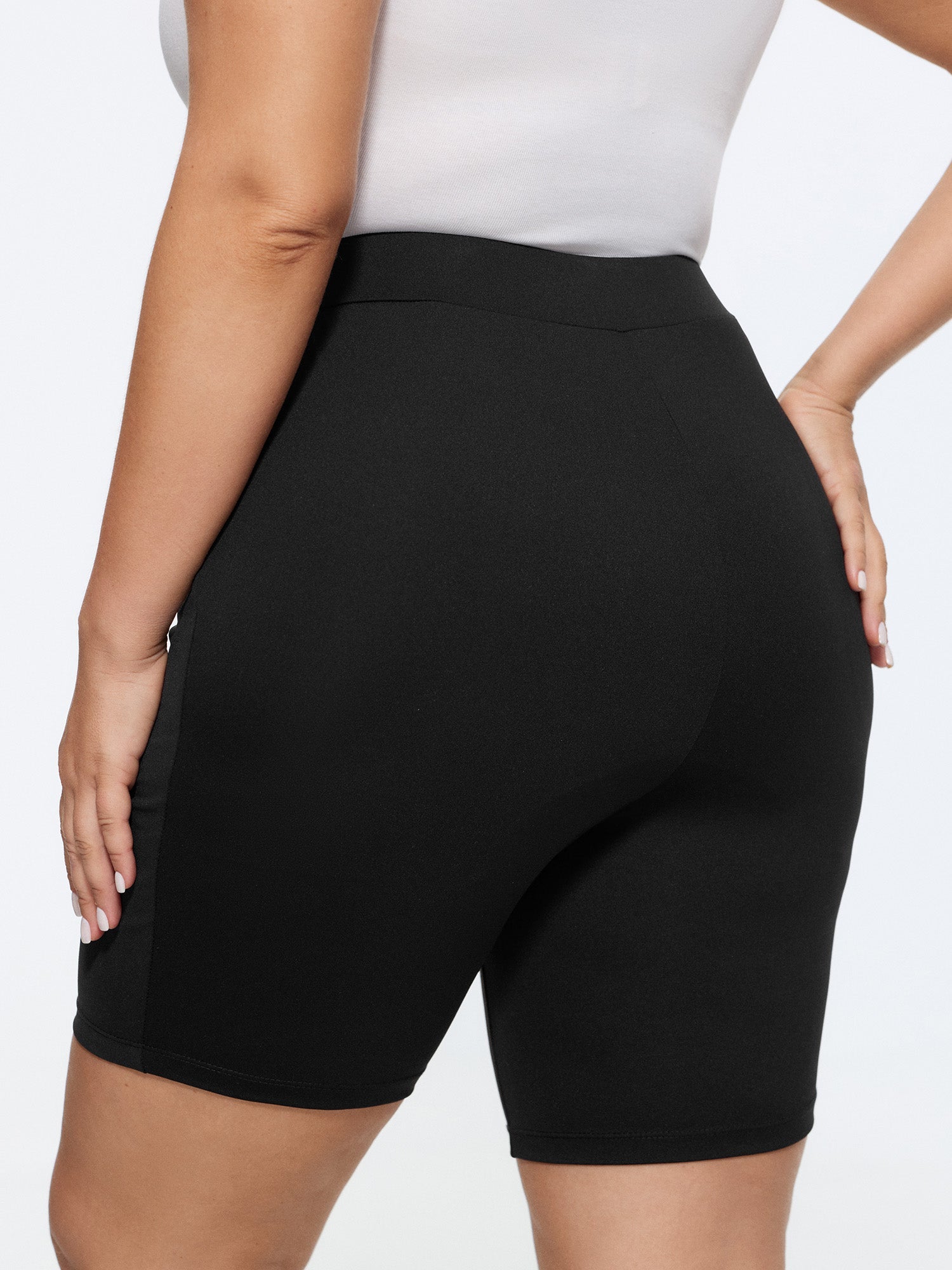 Stretchy Pull-On Plain Leggings