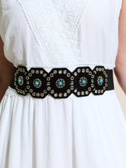 Boho Stretchy Concho Extended Link Belt