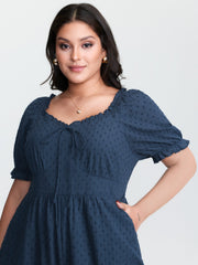 Pure Cotton Textured Pockets Jumpsuit
