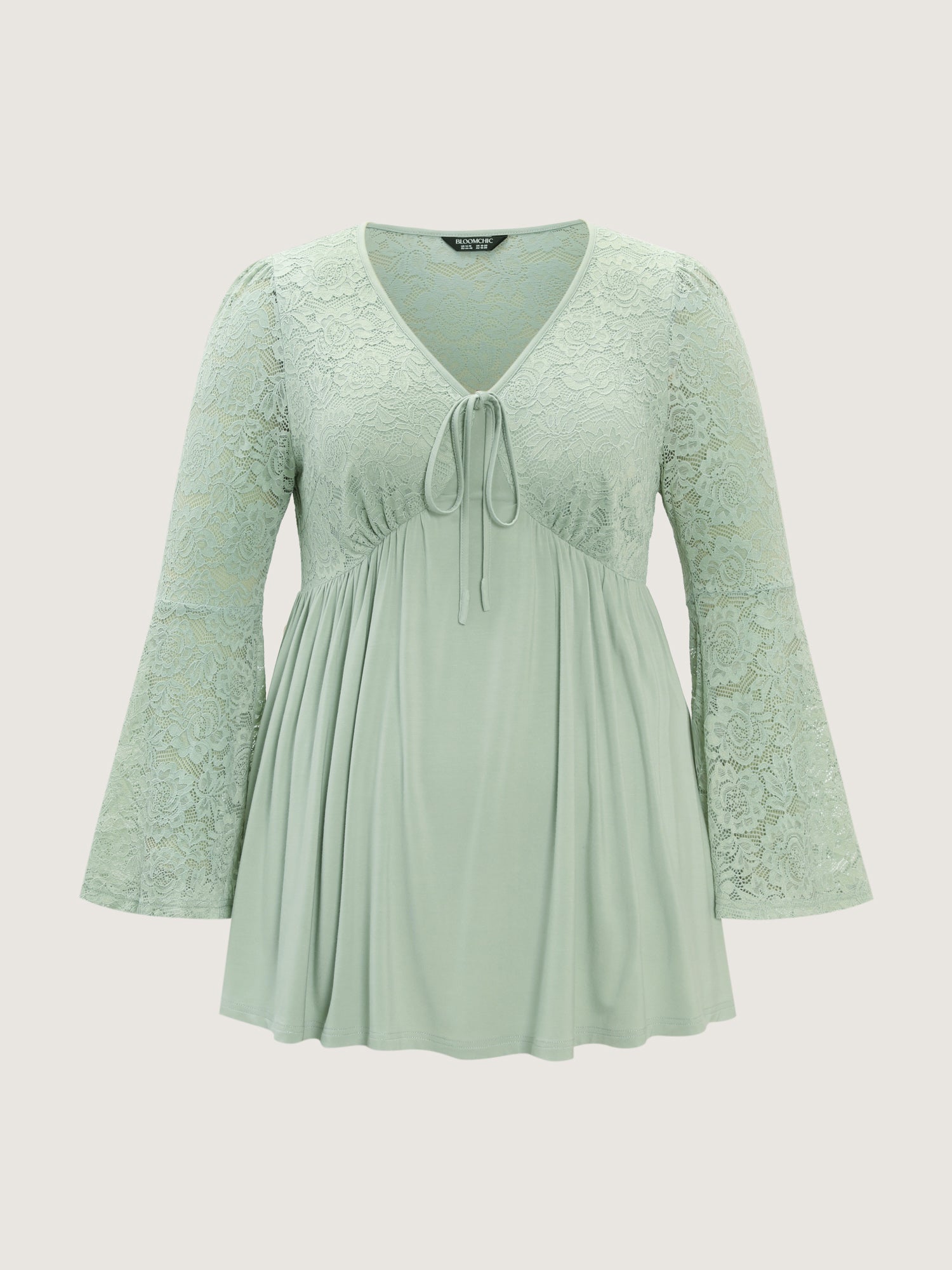 Tunic Waist-Tie Flowy Knit Top