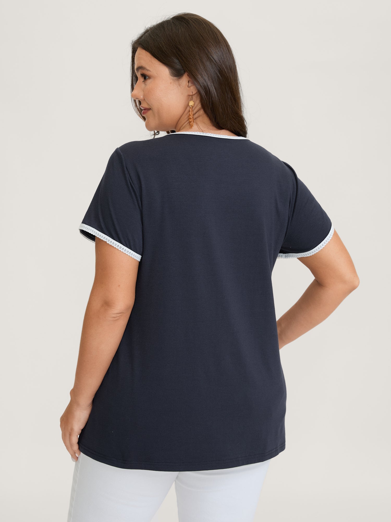 Supersoft Floral Embroidered T-Shirt