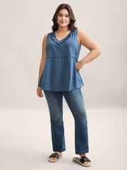 Lotus Neckline Bamboo Tank Top