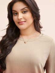 Gradient Dyeing Round Neck Sweatshirt