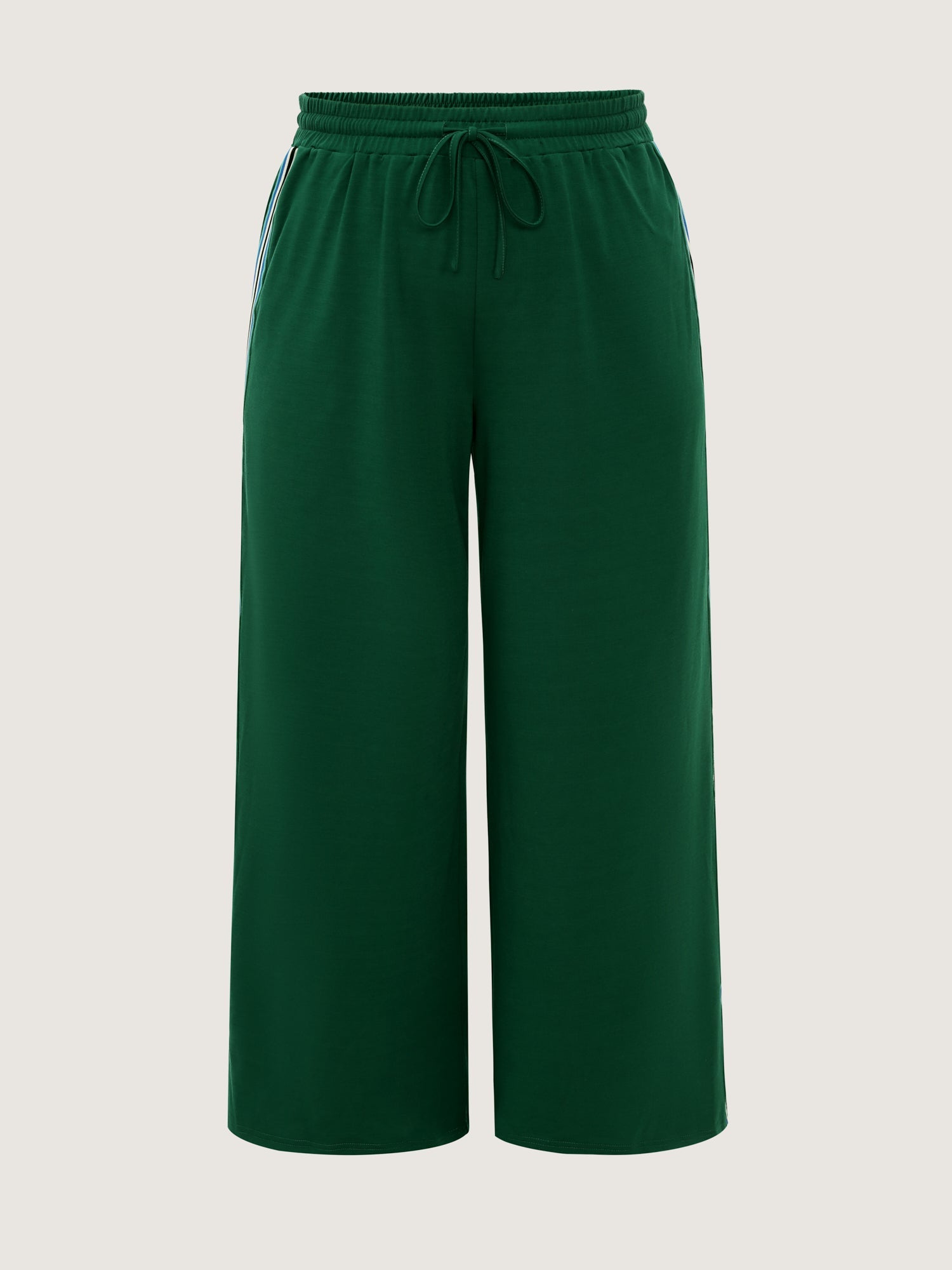 Side Striped Stretchy Waist Track Pants