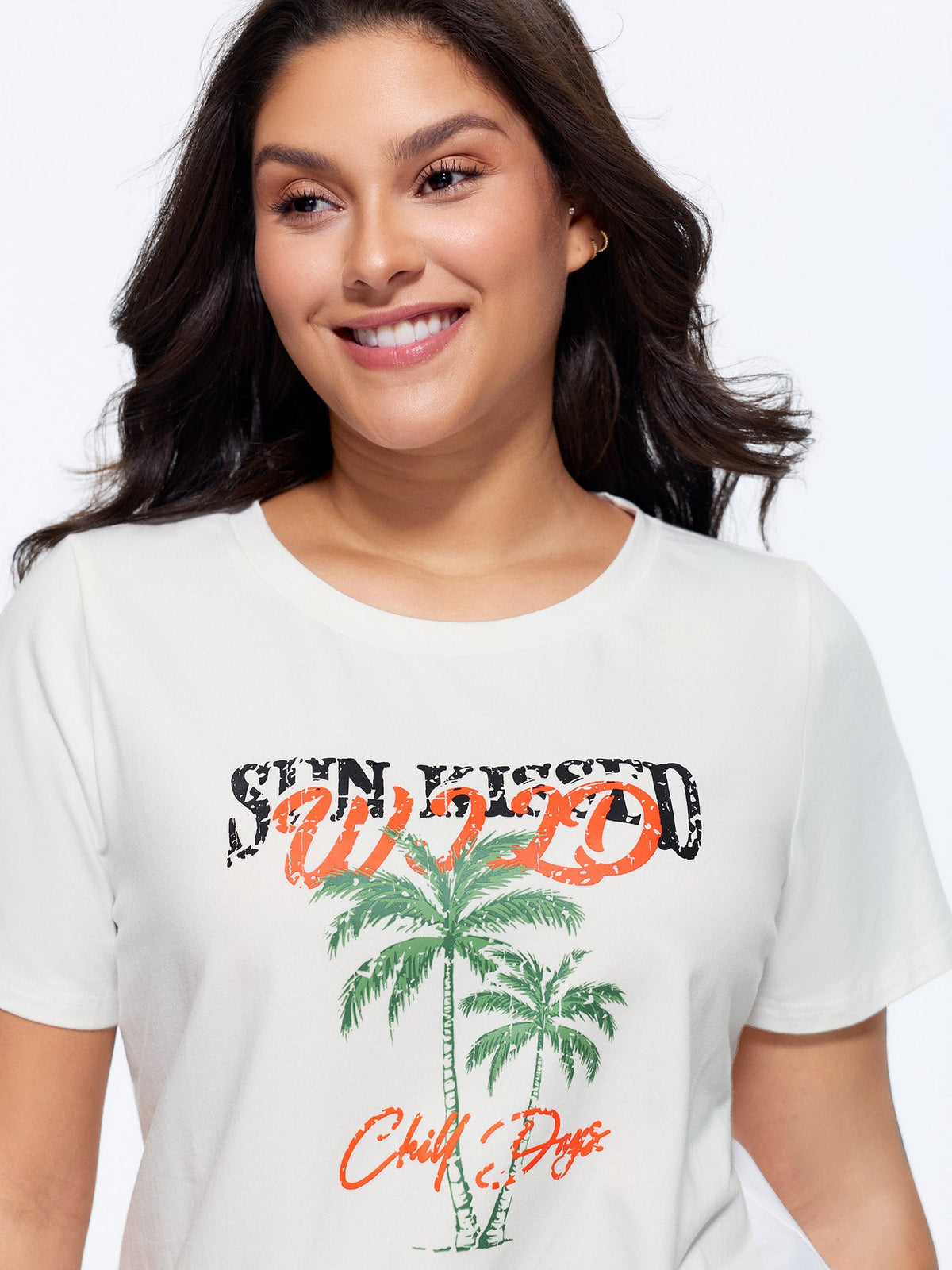 Cotton Sun-kissed Wild Print T-Shirt
