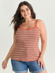Supersoft Striped Pattern Tank Top