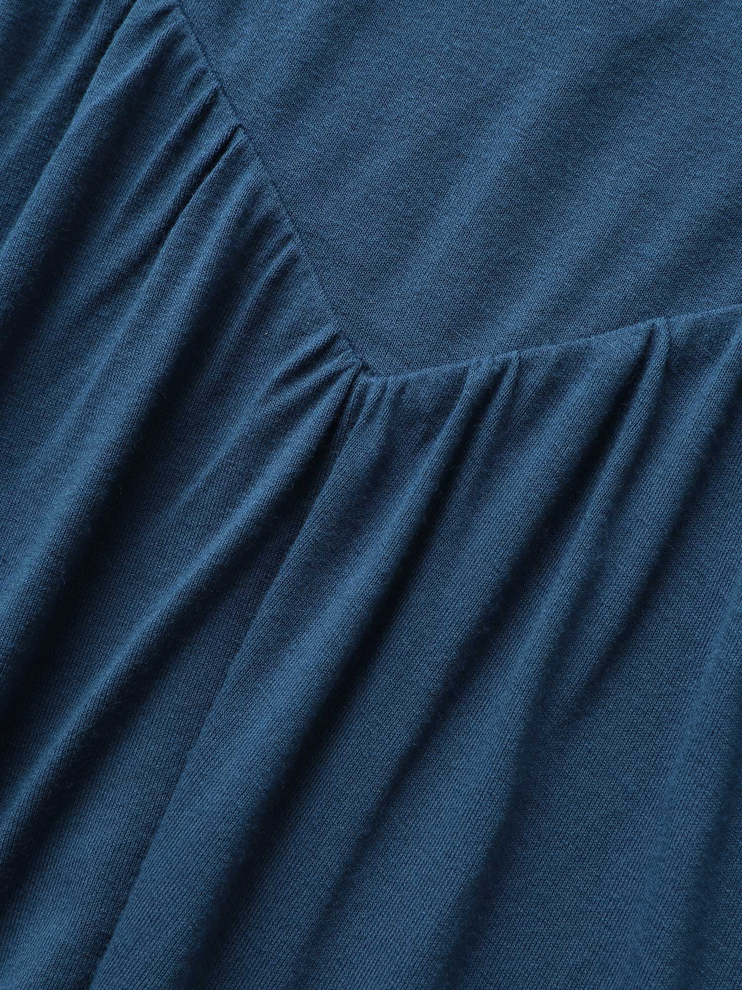 Plain Round Neck Tiered Ruffles Tank Top