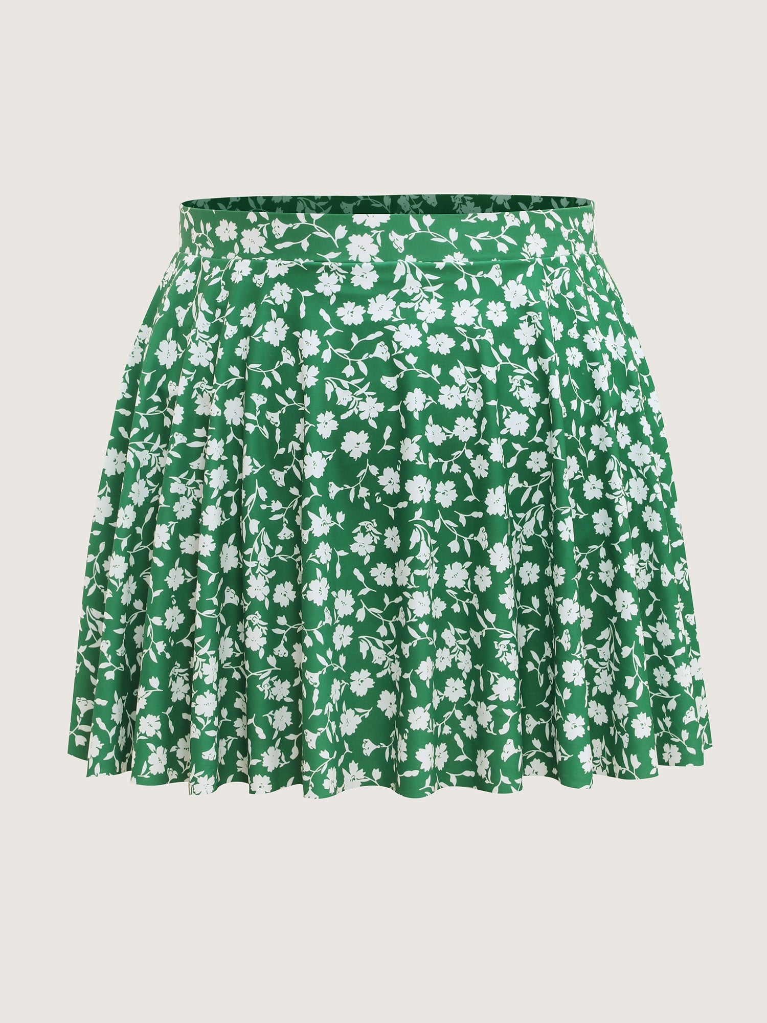 Ditsy Floral Print Flowy Swim Skirt