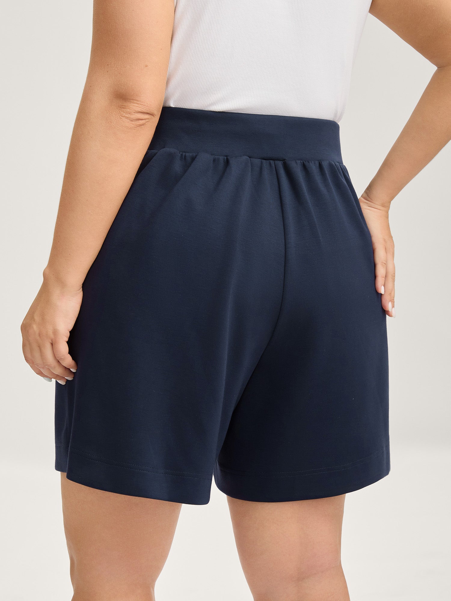 Supersoft Wide Waistbelt Shorts