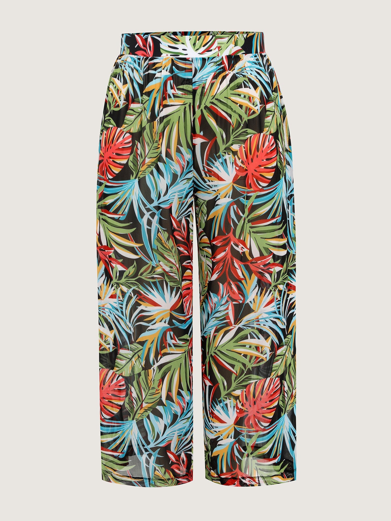 Tropical Vibes Sheer Sarong Set Swim Bottoms