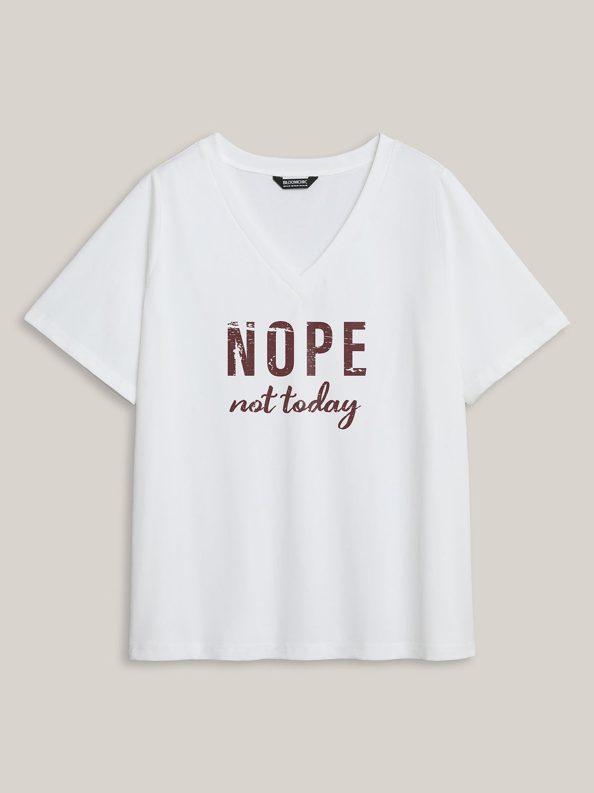 Lazy Vibes V-Neck T-Shirt