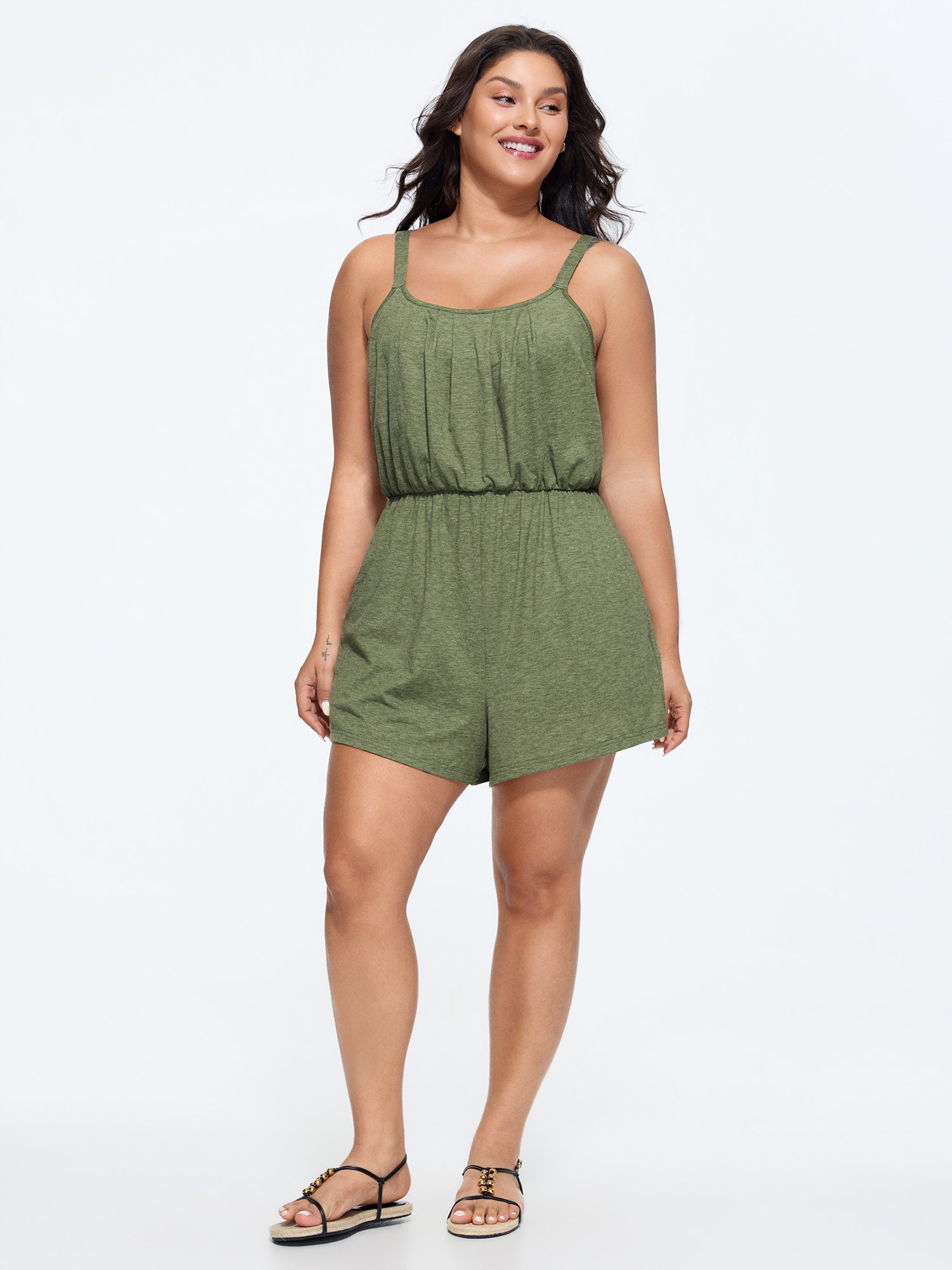 Supersoft Adjustable Relaxed-Fit Lounge Romper