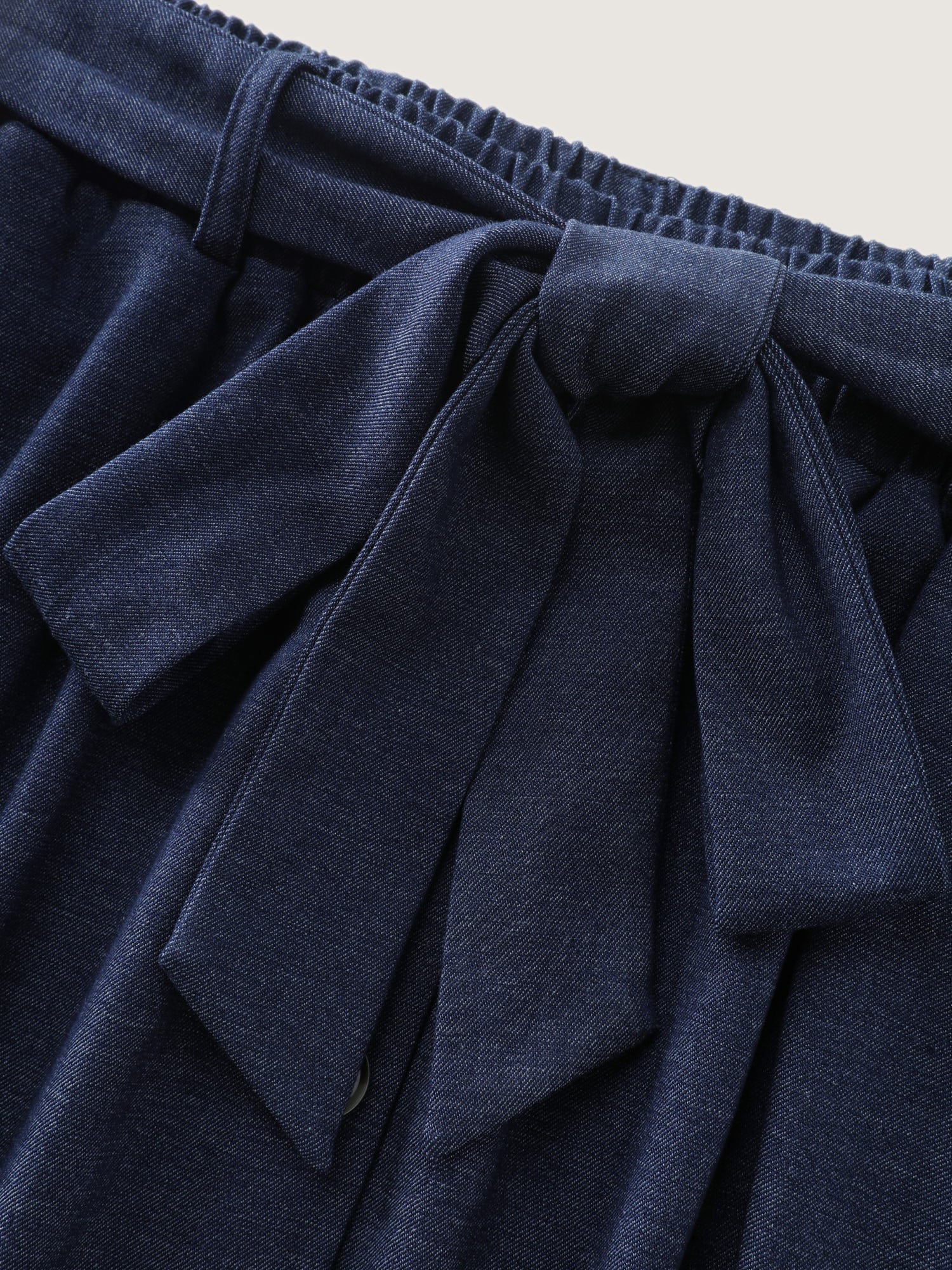 Stretchy Button Detail Waist-Tie Maxi Skirt