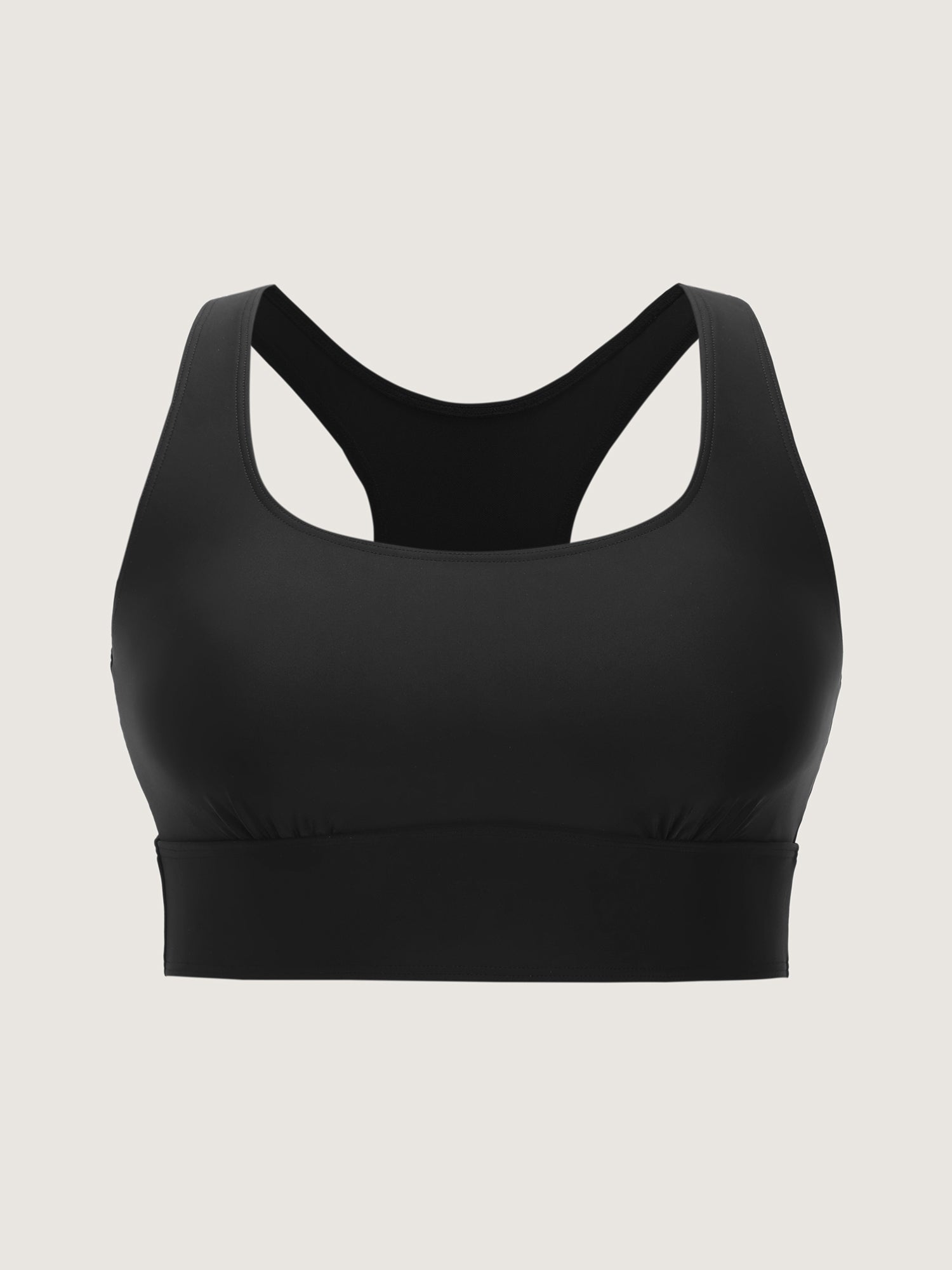 Back Cut-Out Scoop Neckline Swim Top