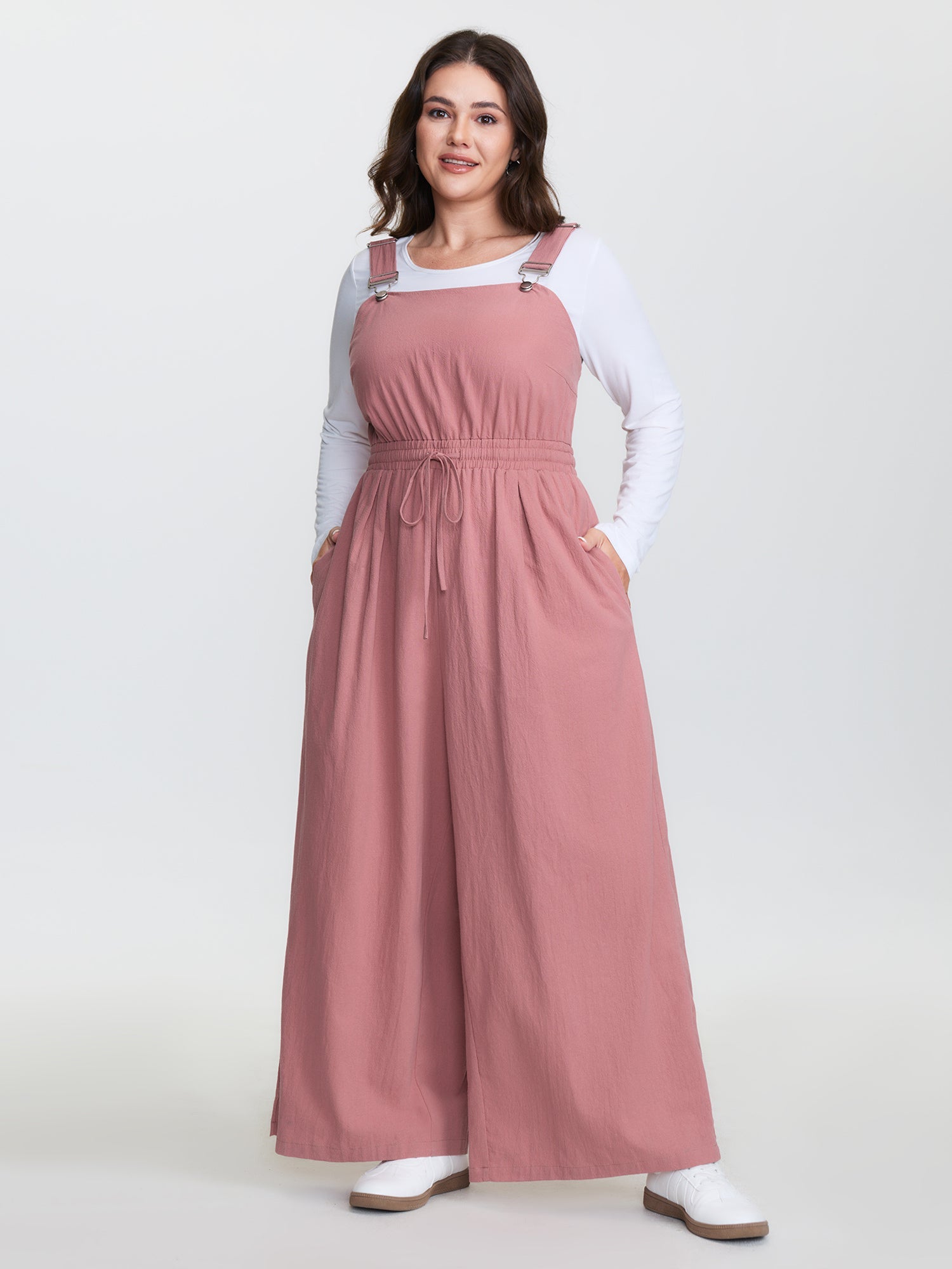 Pure Cotton Adjustable Overall Jumpsuit