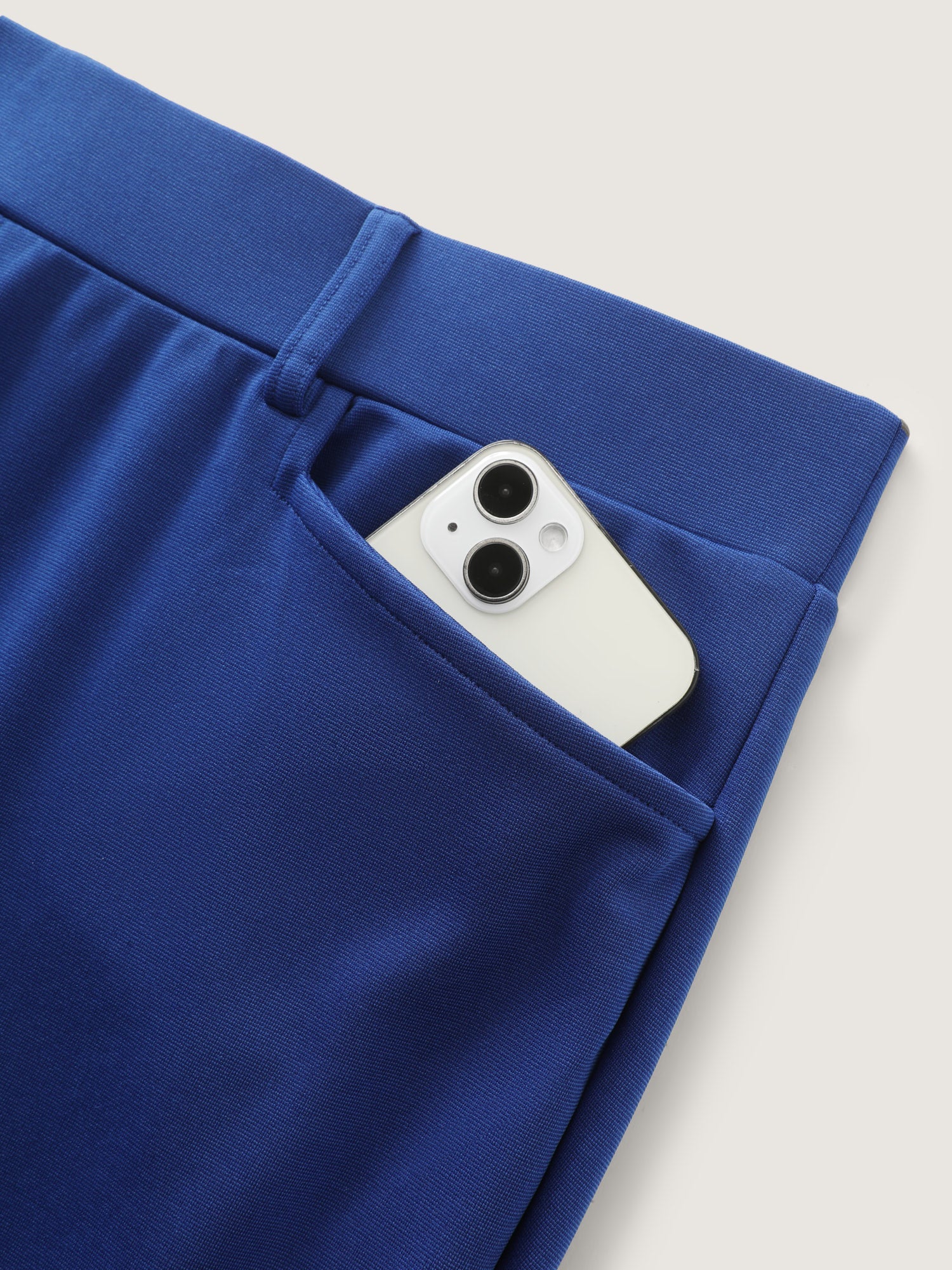 Stretchy Solid Pull-On Pants