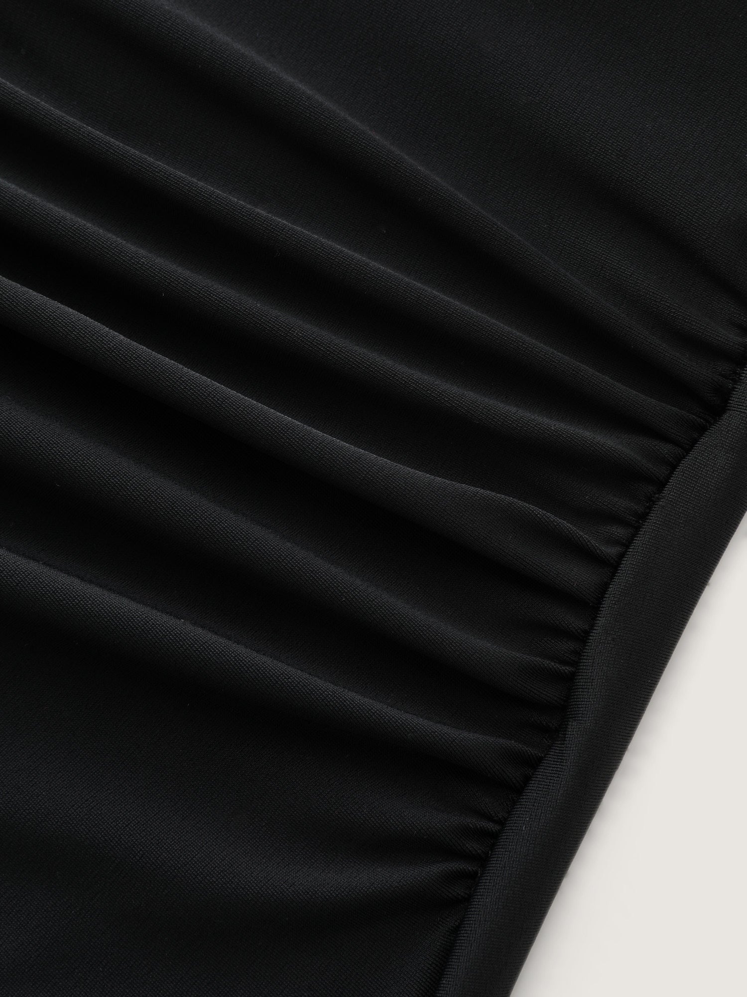 Ruched Tummy-Friendly Plain One-Piece Swim