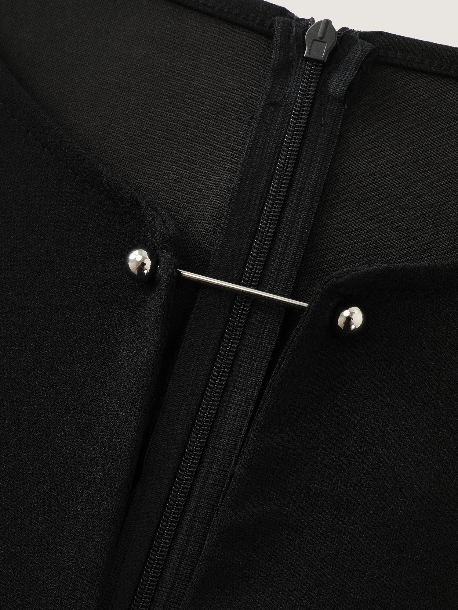 Split Neckline Pockets Sleeveless Jumpsuit