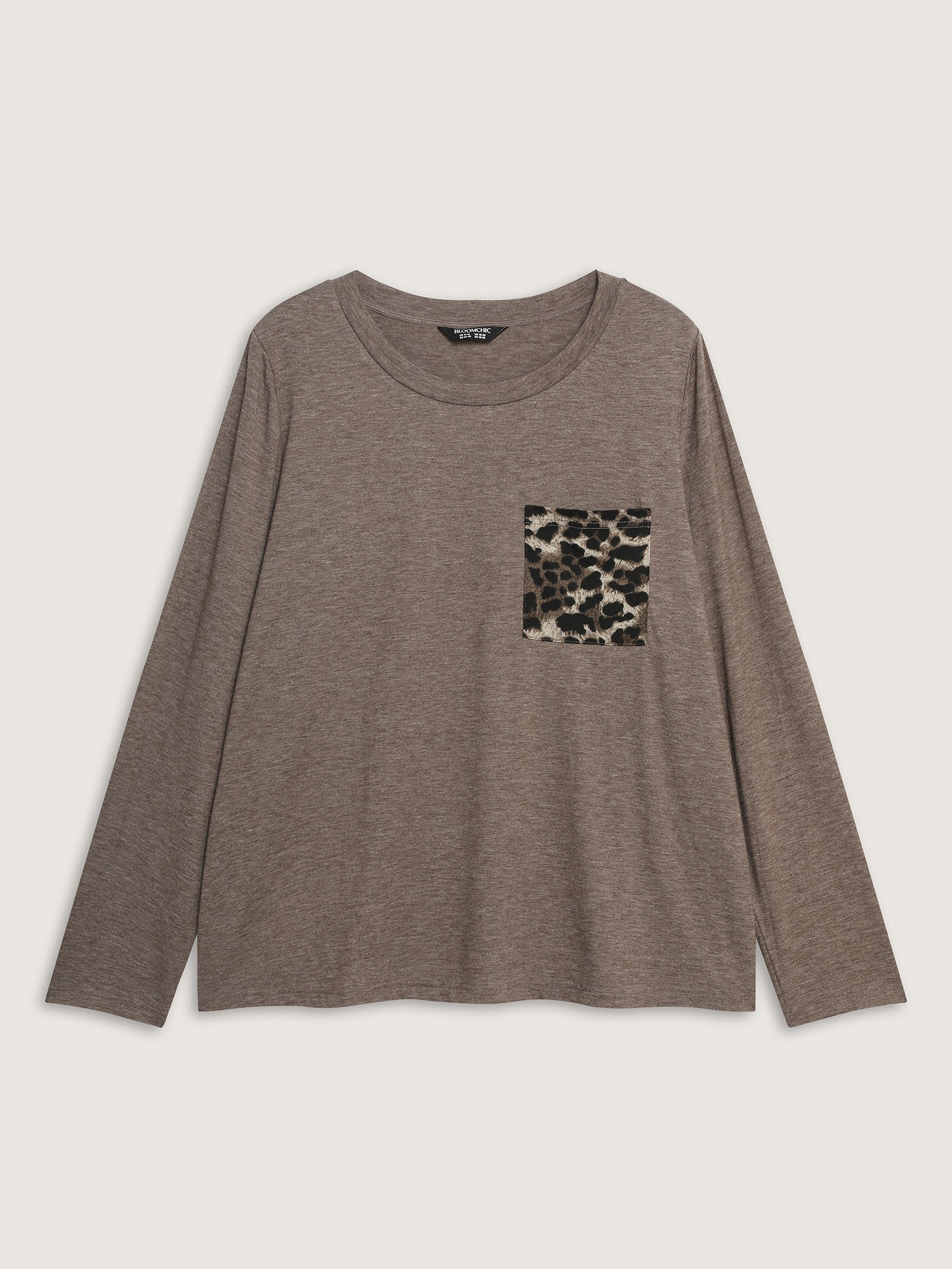 Leopard Print Contrast Lounge Set