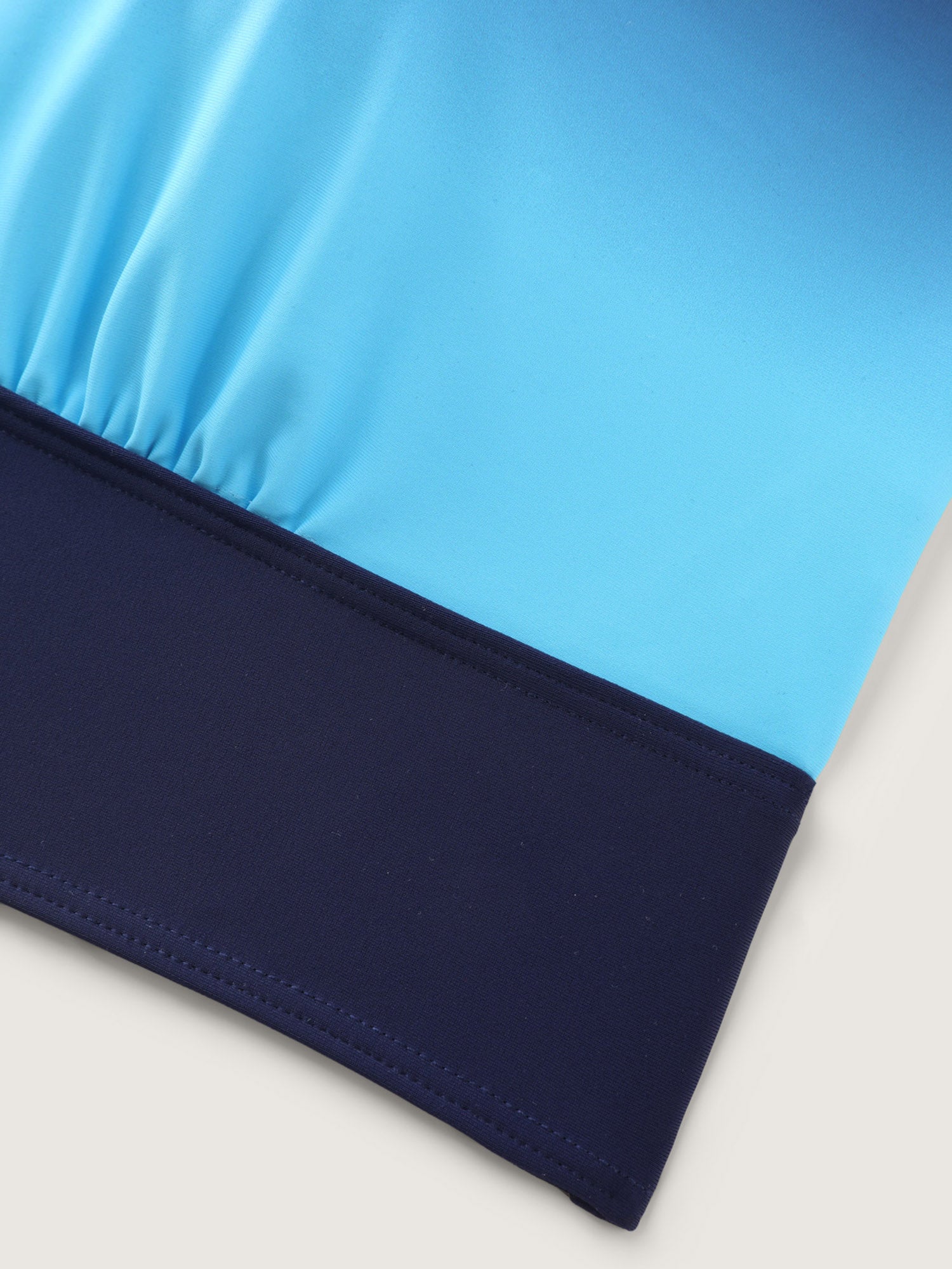 Color Gradient Adjustable Swim Top