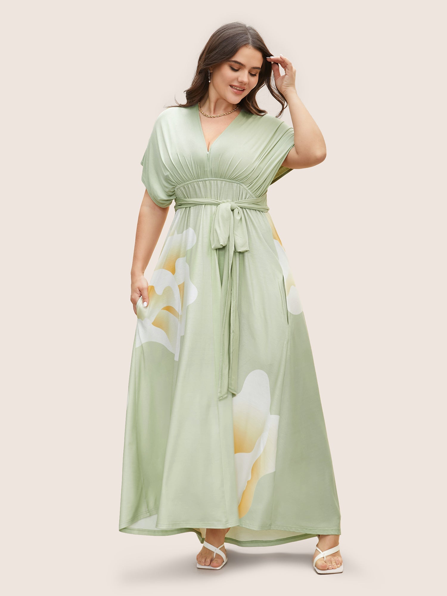 Everywhere Dress - Floral Mesh Ties Dress
