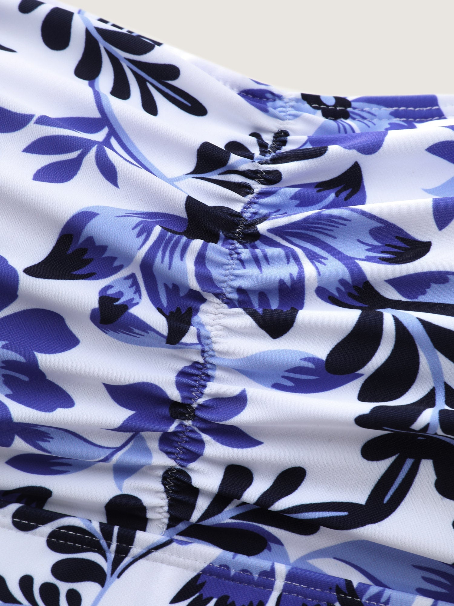 Anti-Float Tie Ruffled Pockets Swim Dress