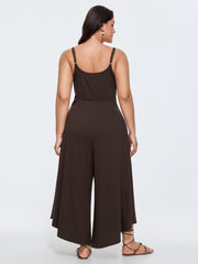 Supersoft Waist-Tie Draped Jumpsuit