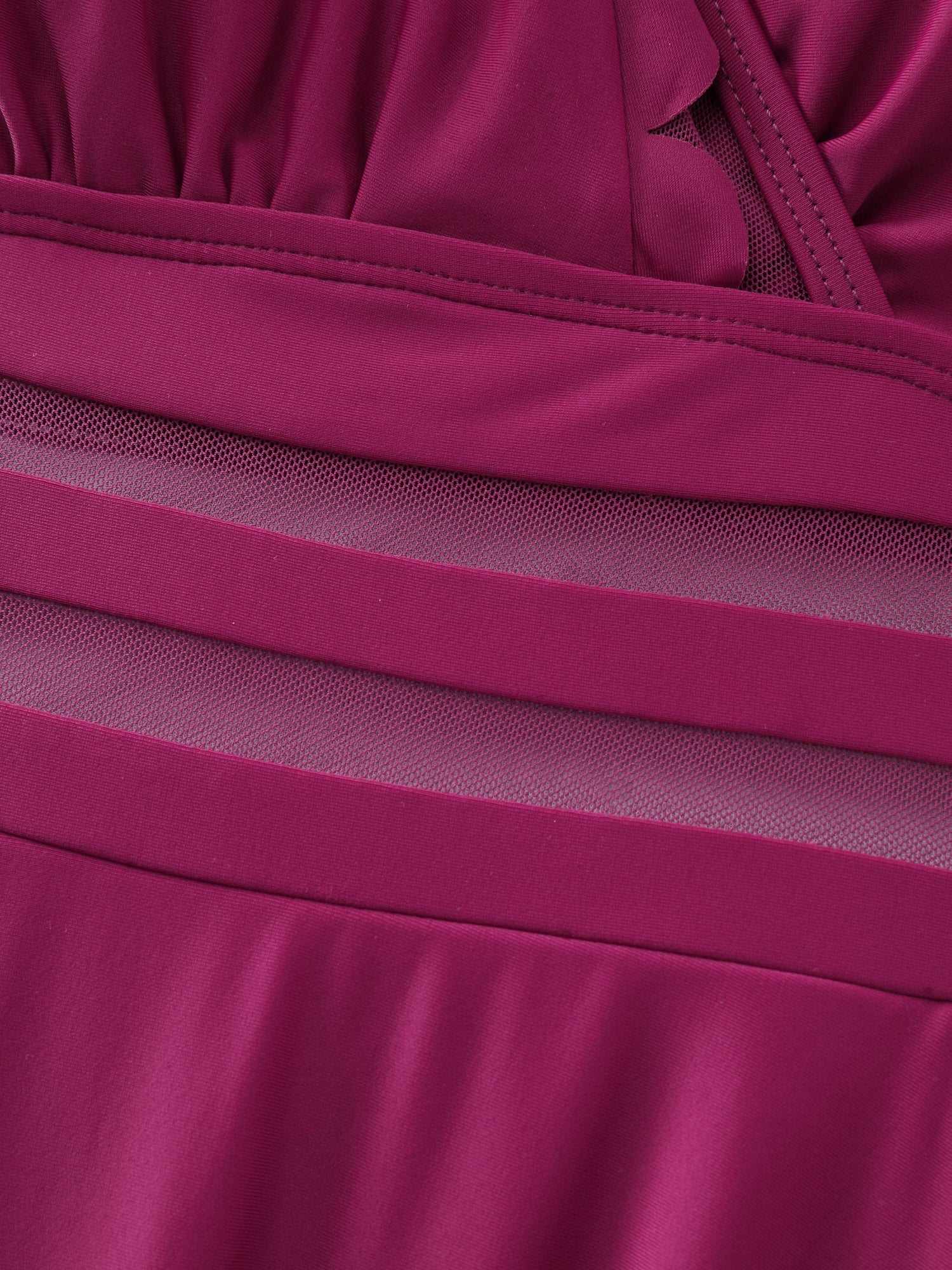 Anti-Float Tie Surplice Neckline Swim Dress
