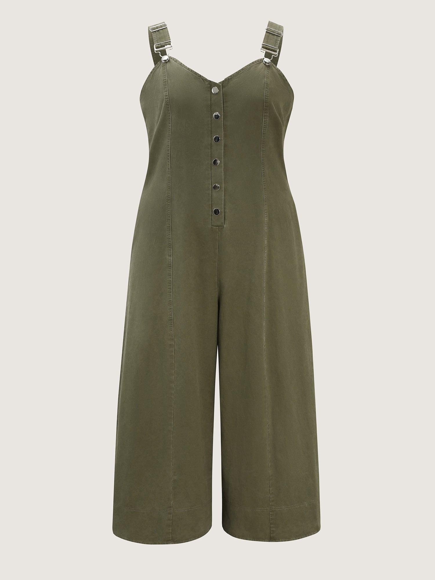 Vintage A-Line Adjustable Overall Jumpsuit