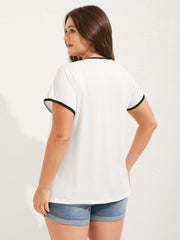 Supersoft Floral Embroidered T-Shirt