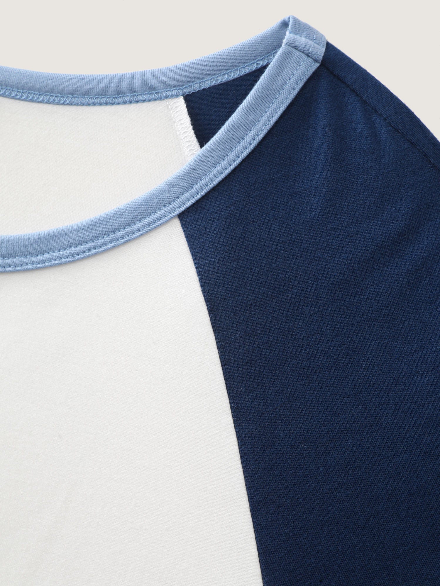 Yacht Print Color Contrast T-Shirt