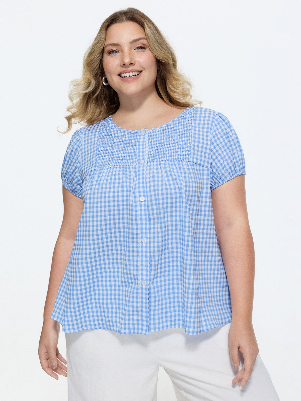 Striped Print Flowy Open-Front Shirt