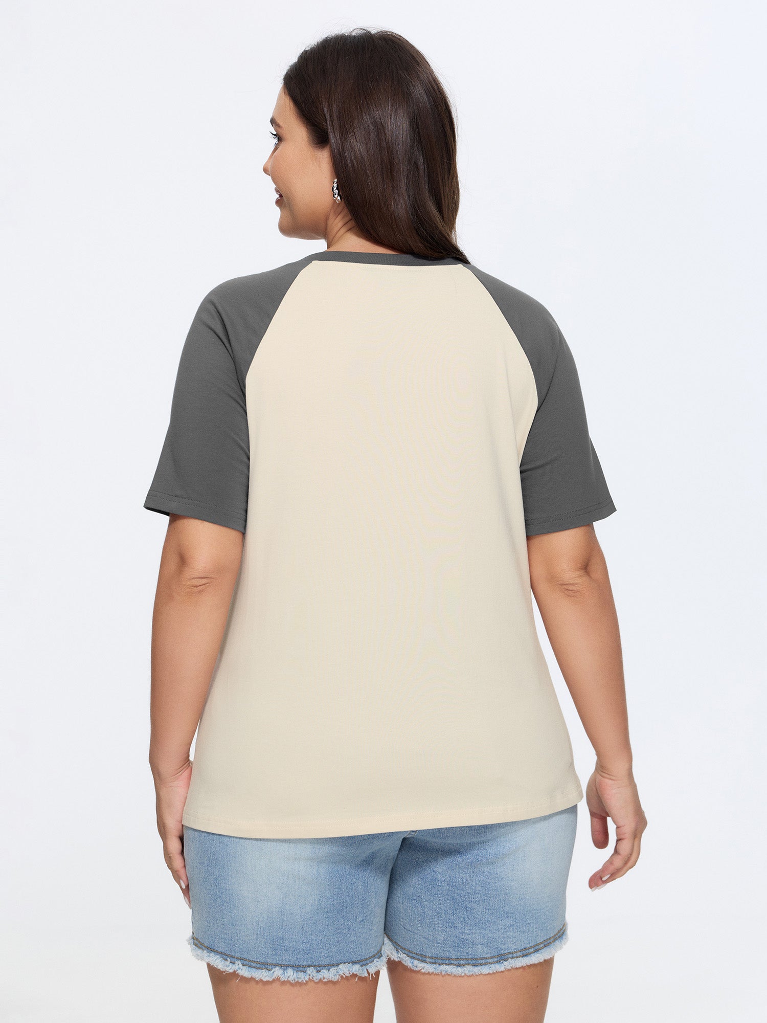 Cotton Good Vibes Raglan Sleeve T-Shirt