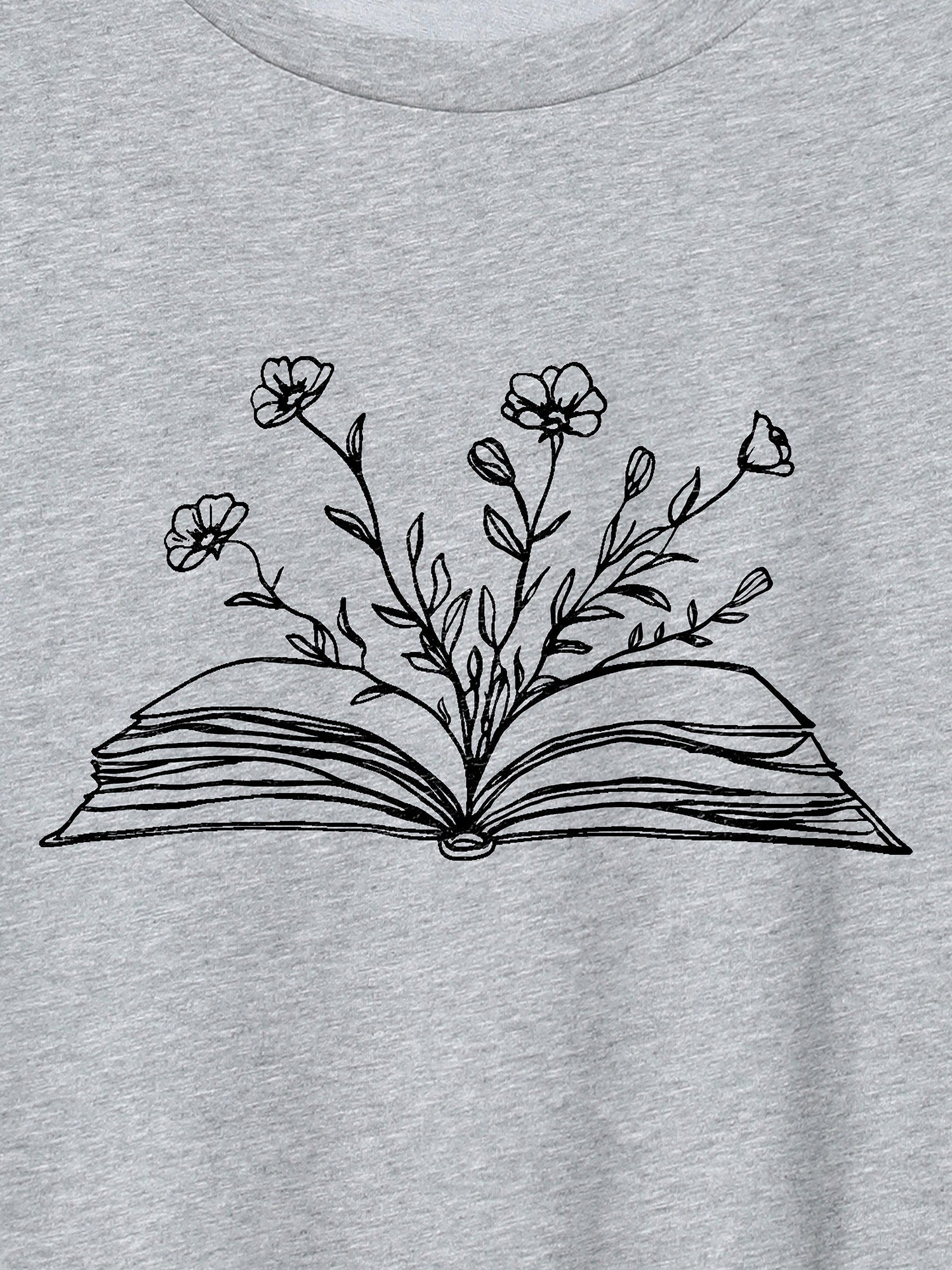 Dear Diary Pattern Crewneck T-Shirt