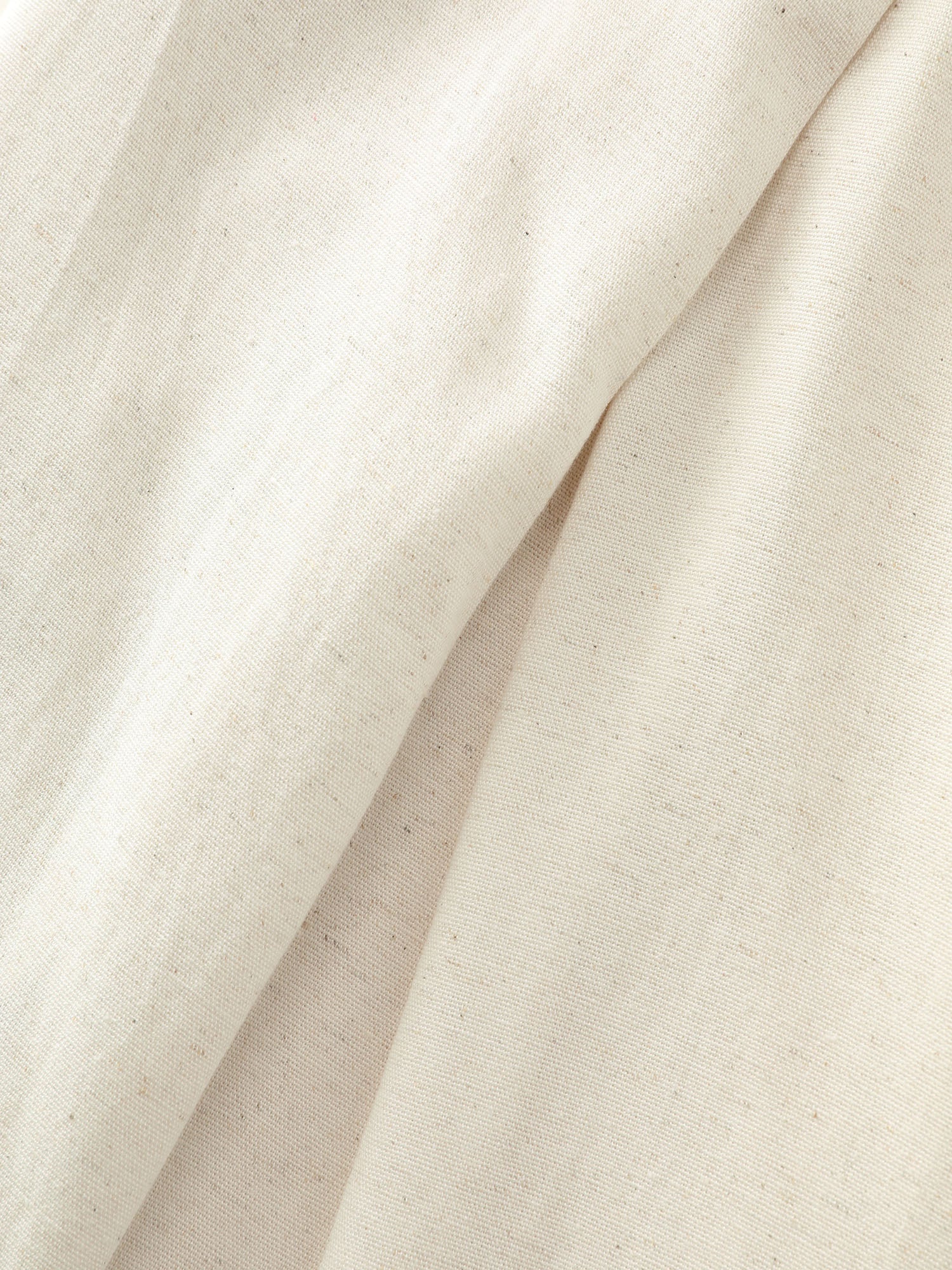 Cotton Linen Blend Wide-Leg Pants