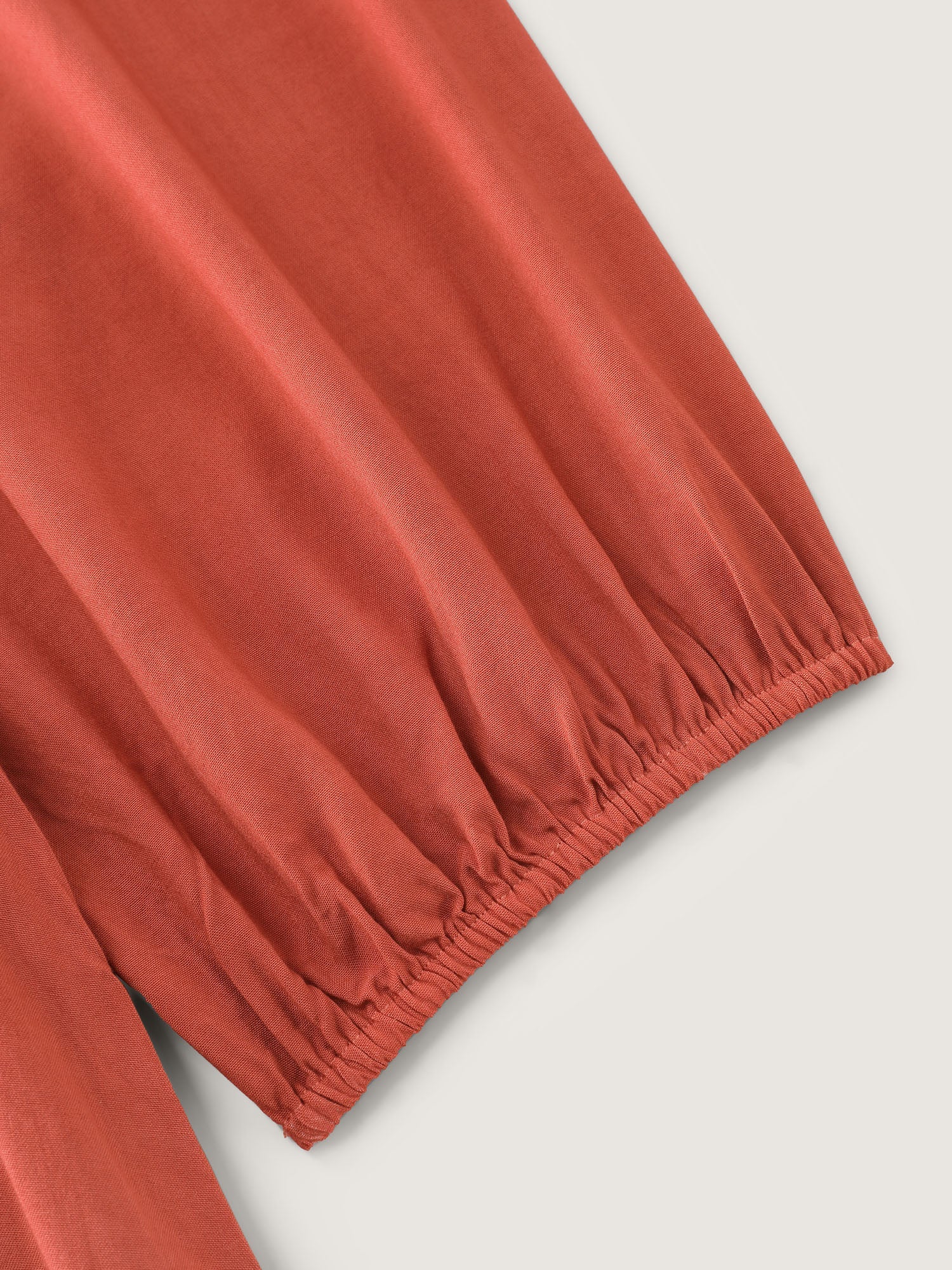 Dip Dyed Drawstring Neck Midi Dress
