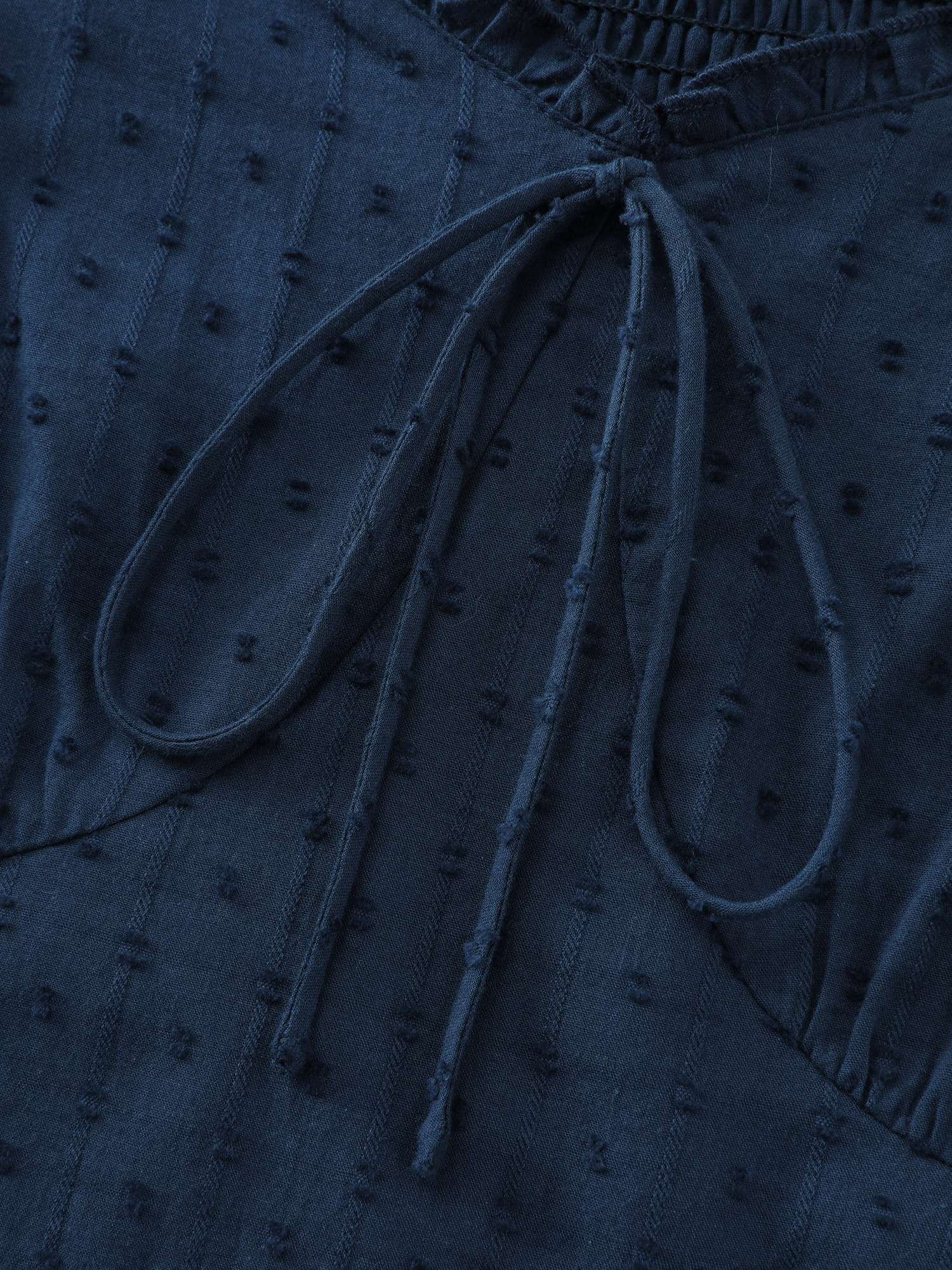 Pure Cotton Textured Pockets Jumpsuit
