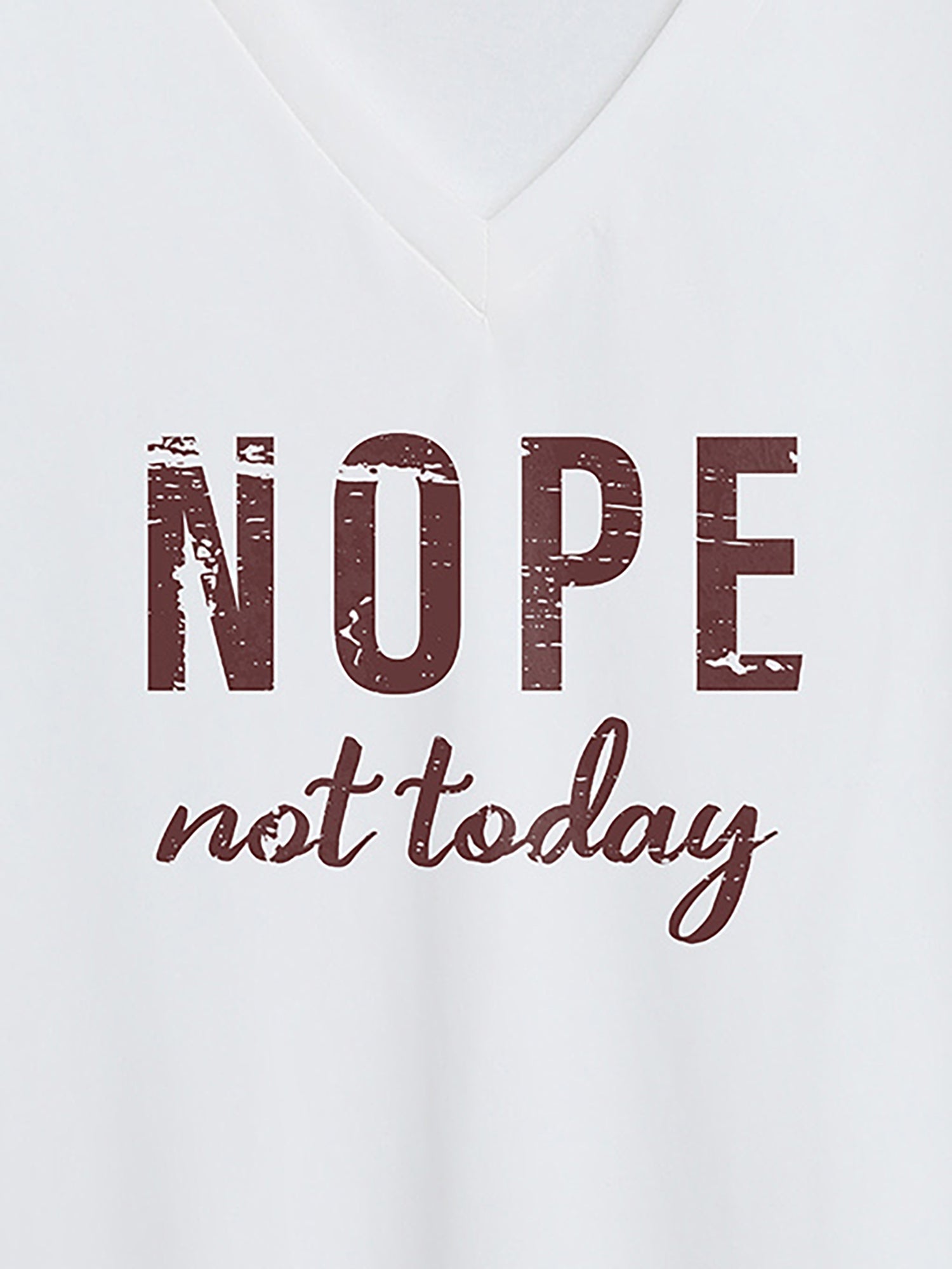 Lazy Vibes V-Neck T-Shirt