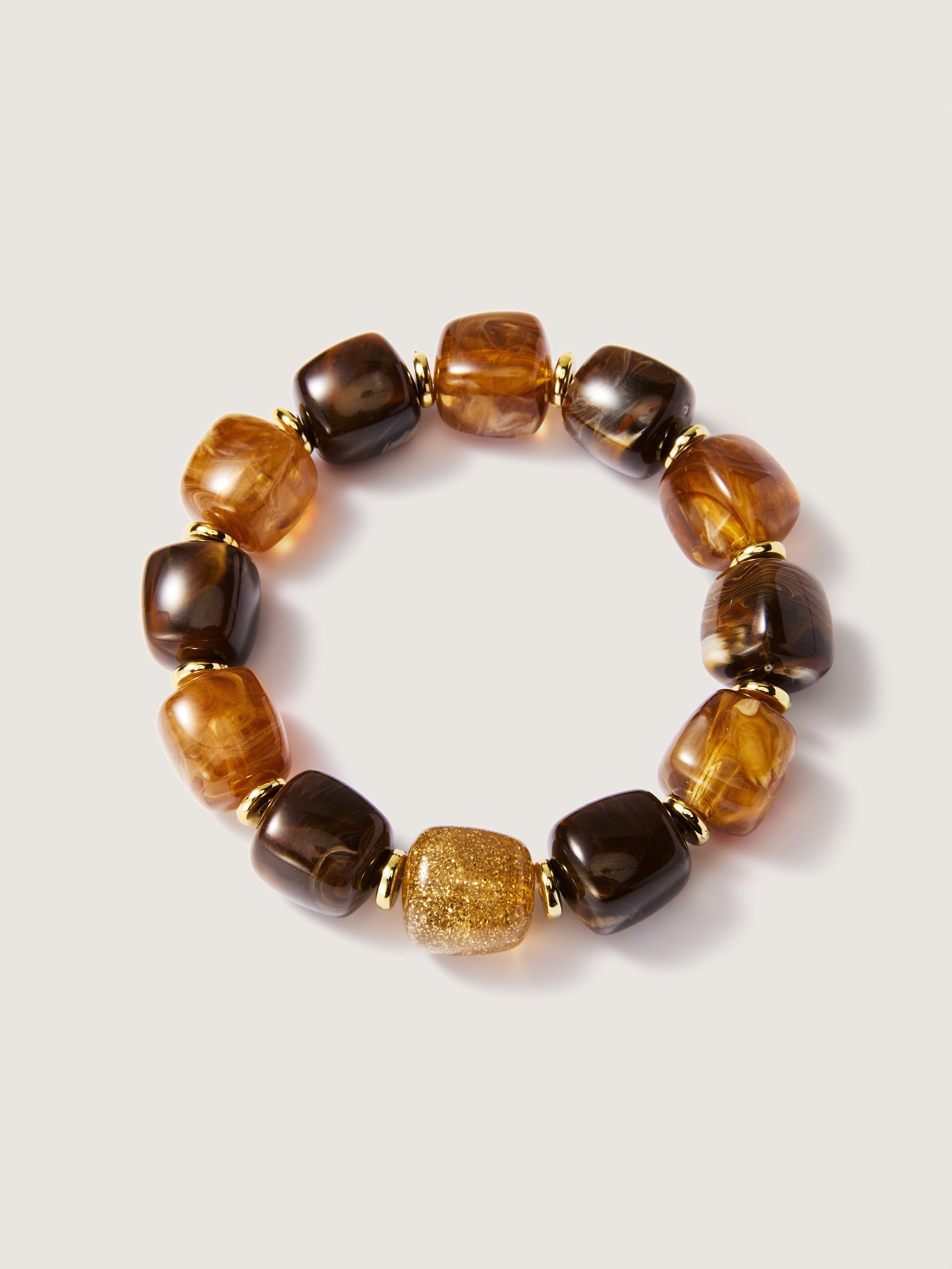Large Beded Colorful Bracelet