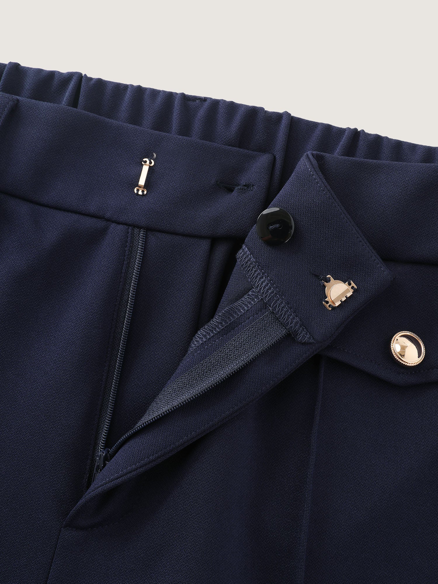 Stretchy Pull-On Flared Hem Pants