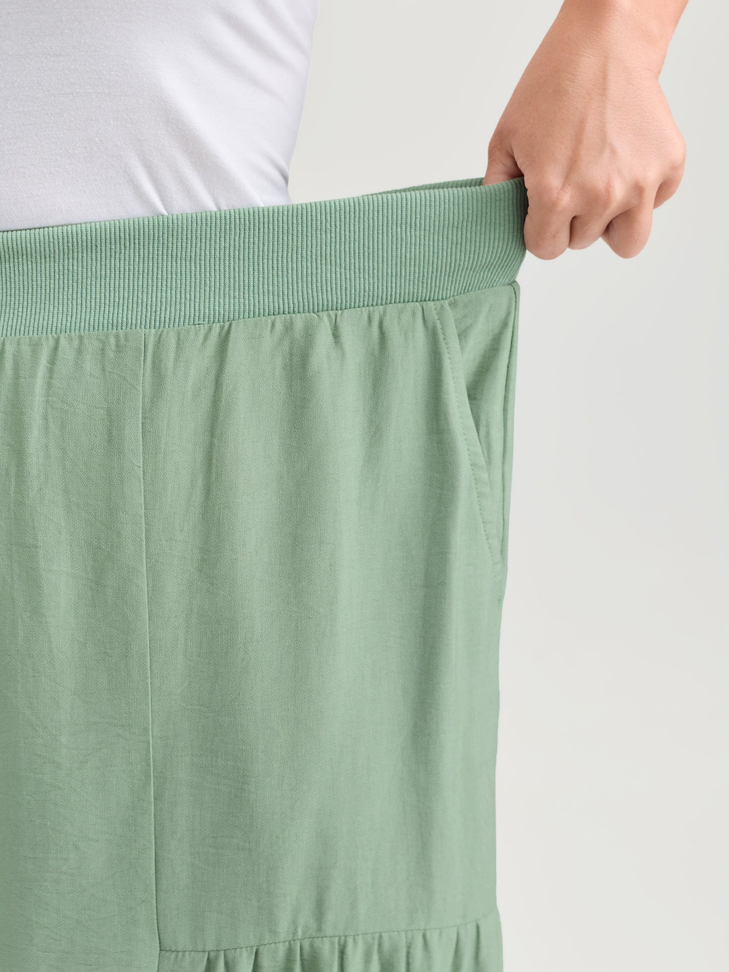 Supersoft Tiered Wide-Leg Pants