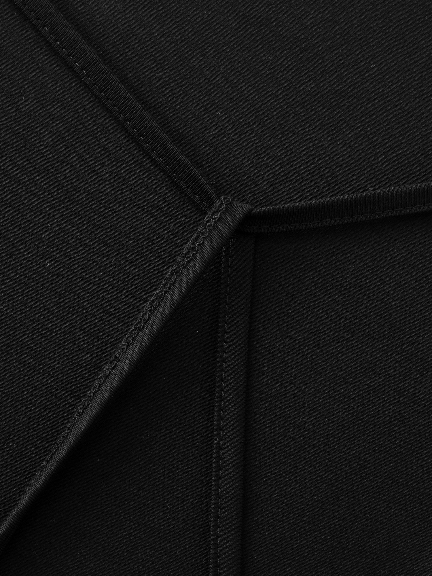 Cotton Back Cut-Out Plain T-Shirt